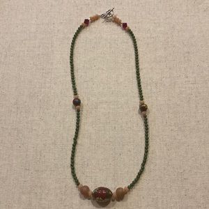 Brand new natural jade necklace